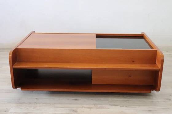 Table basse avec compartiment bar, Italie années 1970
