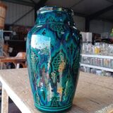 Old hand painted vase