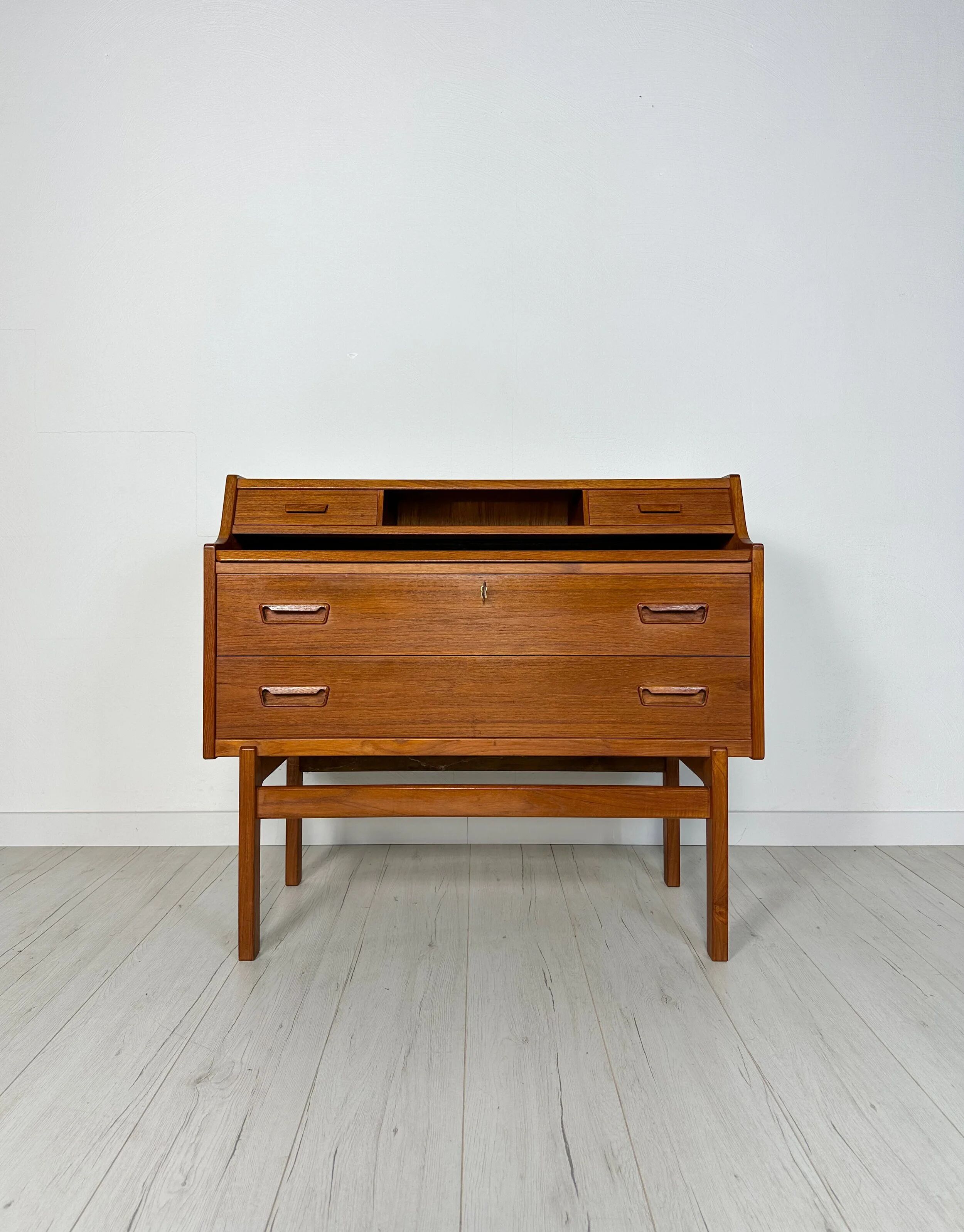 60s Vintage Danish Teak Secretary by Arne Wahl Iversen - Vinde Møbelfabrik