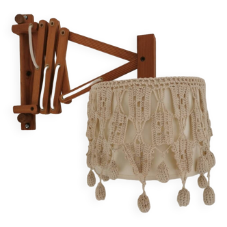 Vintage accordion wall light