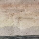 Early 20th century watercolor, beach in Biarritz, signed