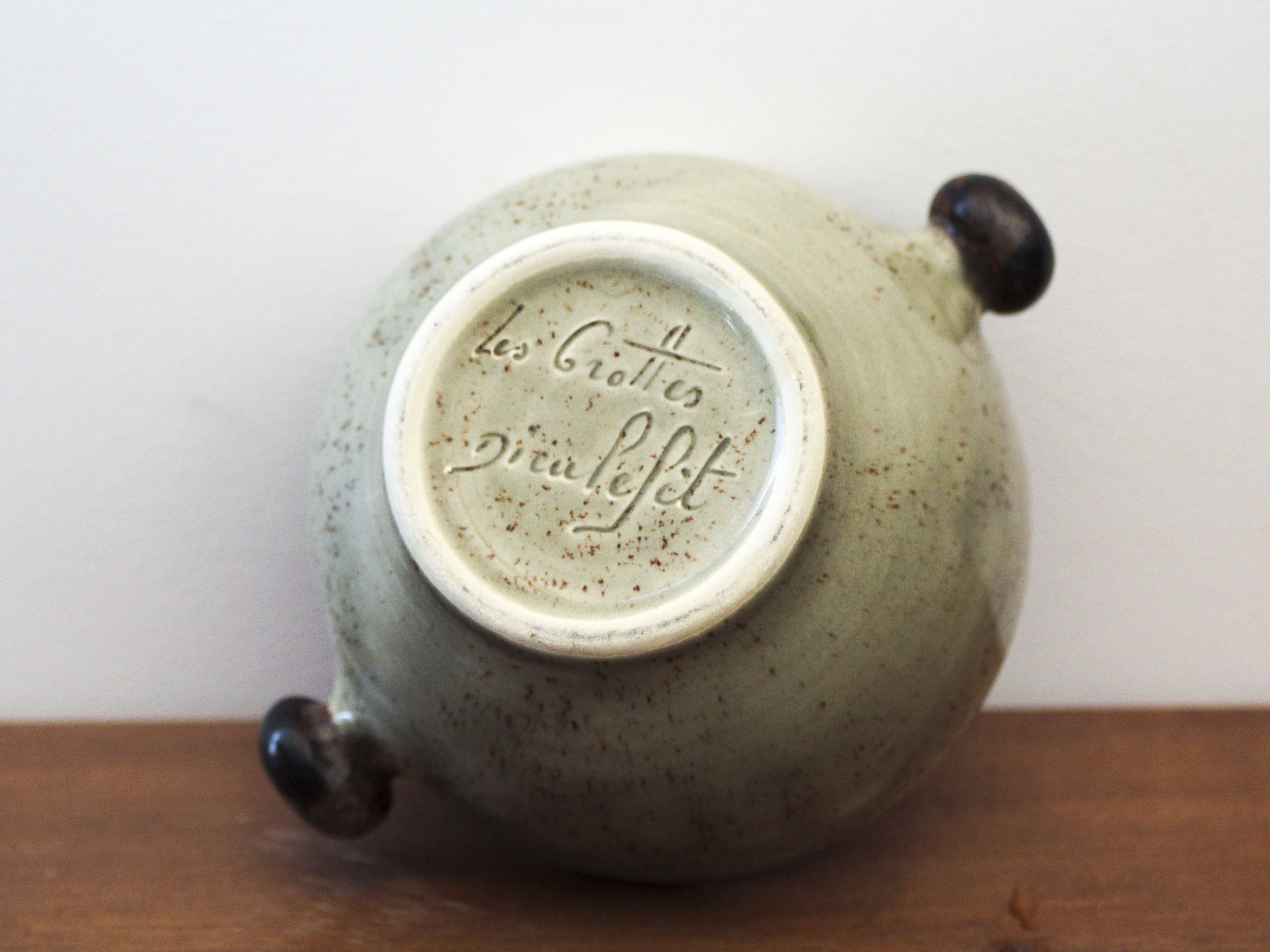 Glazed ceramic bowls Les Grottes Dieulefit