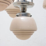 Lustre Art déco à trois bras, années 1930
