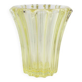 Vase Art Deco Pierre D'Avesn jaune