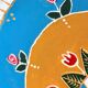 Hand-Painted Wall Decorative Ceramic Plate with Dove & Floral Folk Art Design