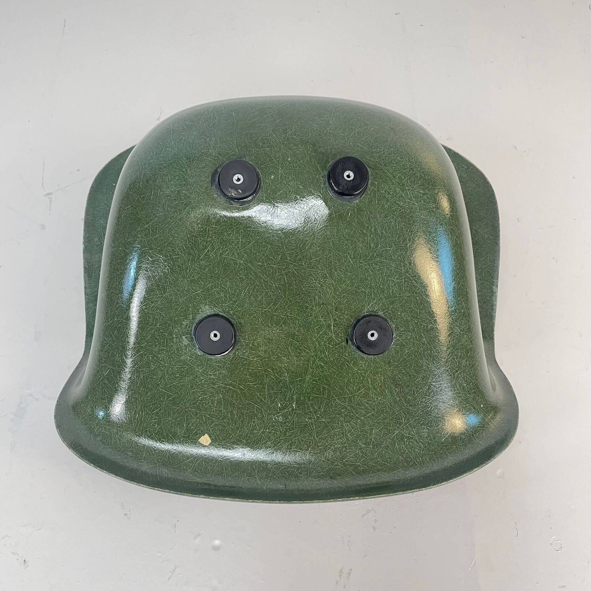 Eames Herman Miller 1950s RAR rocking chair in dark olive green