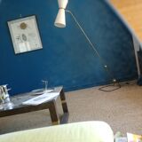 wall mirror on golden oak from the 60s 70x60cm