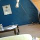 wall mirror on golden oak from the 60s 70x60cm