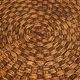 Large Round Coffee Table in Rope and Wood, in the Style of Audoux-Minet, Fra