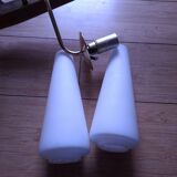 60's teak wall light from Maison Lunel