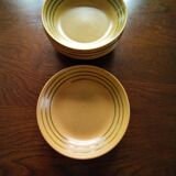 6 Sarreguemines “Chaumière” soup plates