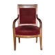 Fauteuil de bureau rouge bordeaux