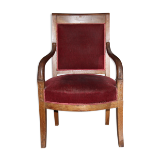 Fauteuil de bureau rouge bordeaux