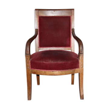 Fauteuil de bureau rouge bordeaux