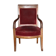 Fauteuil de bureau rouge bordeaux