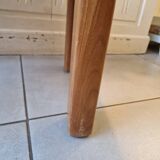 Solid elm bedside table