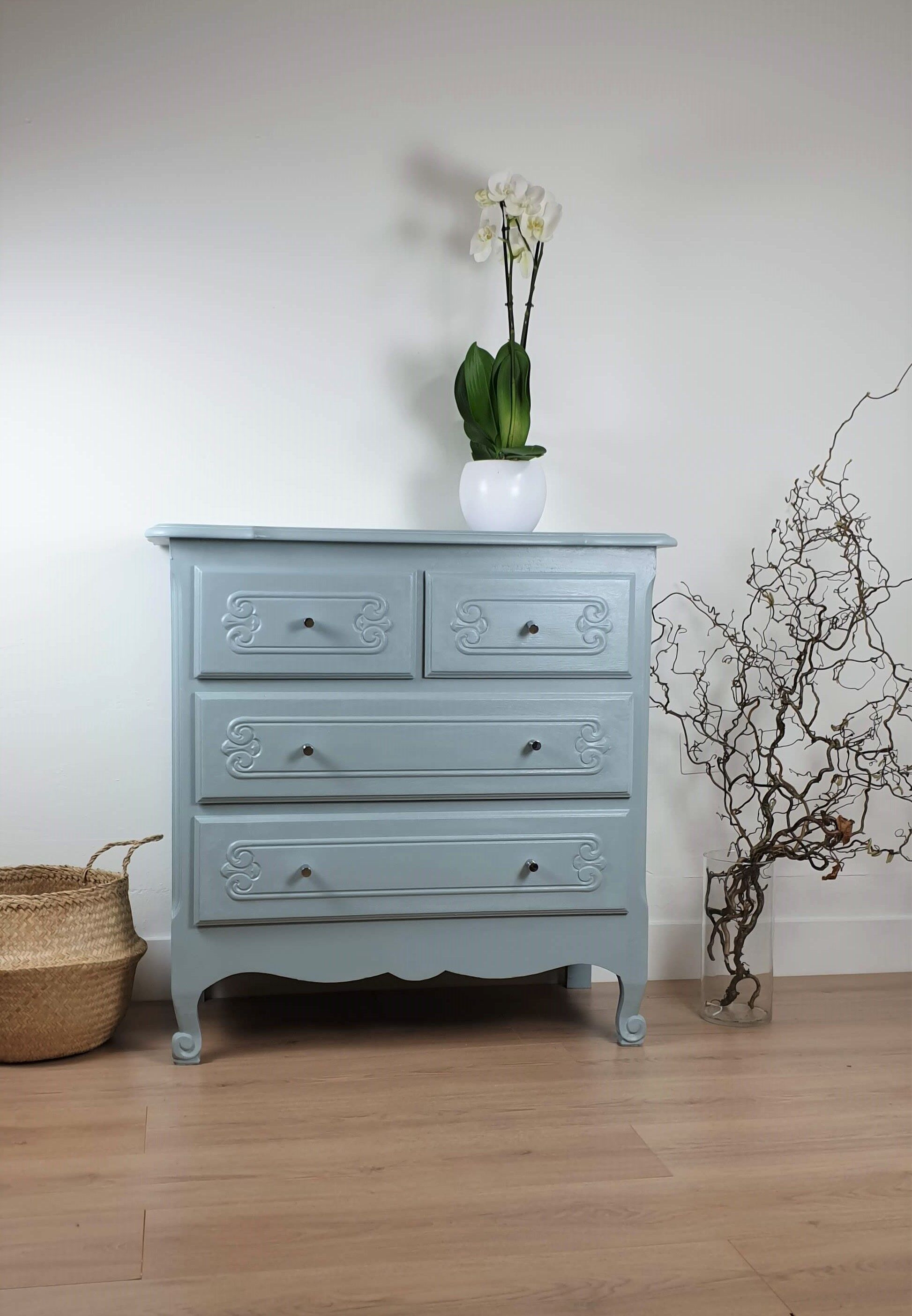 Commode bleue provence