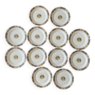 12 Limoges porcelain plates