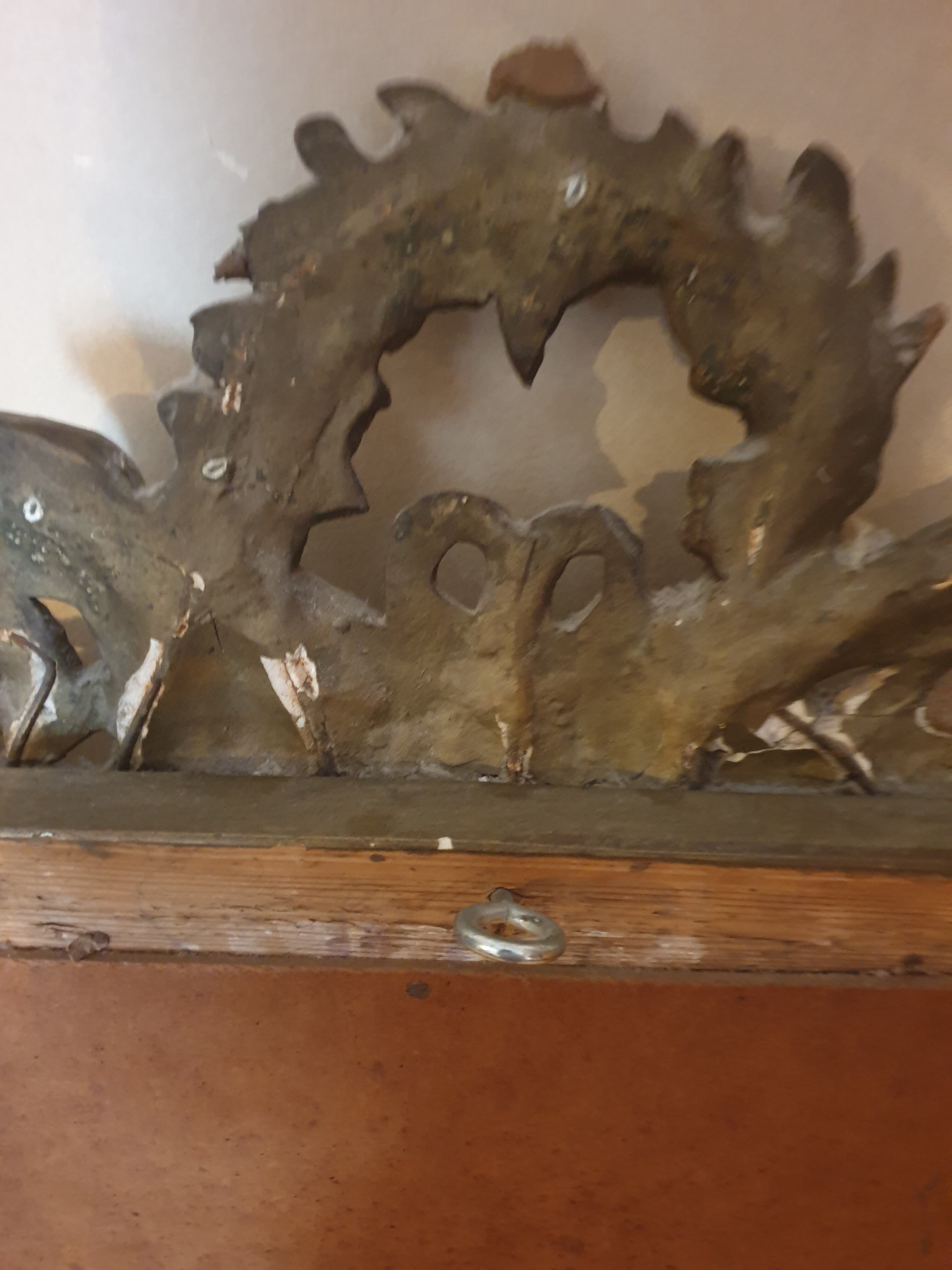 Large mirror Louis XV style of the nineteenth century