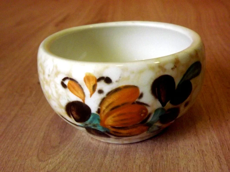 Vintage Boch La Louvière Corfou Collection 3-Piece Coffee Pot Bowl Jug Set