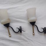 Paire d'appliques vintage