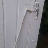 Shutters 4 leaves H148xW245cm (2) antique oak louvres pair 2