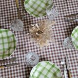 La Redoute x Selency set of 4 semi-deep green plates