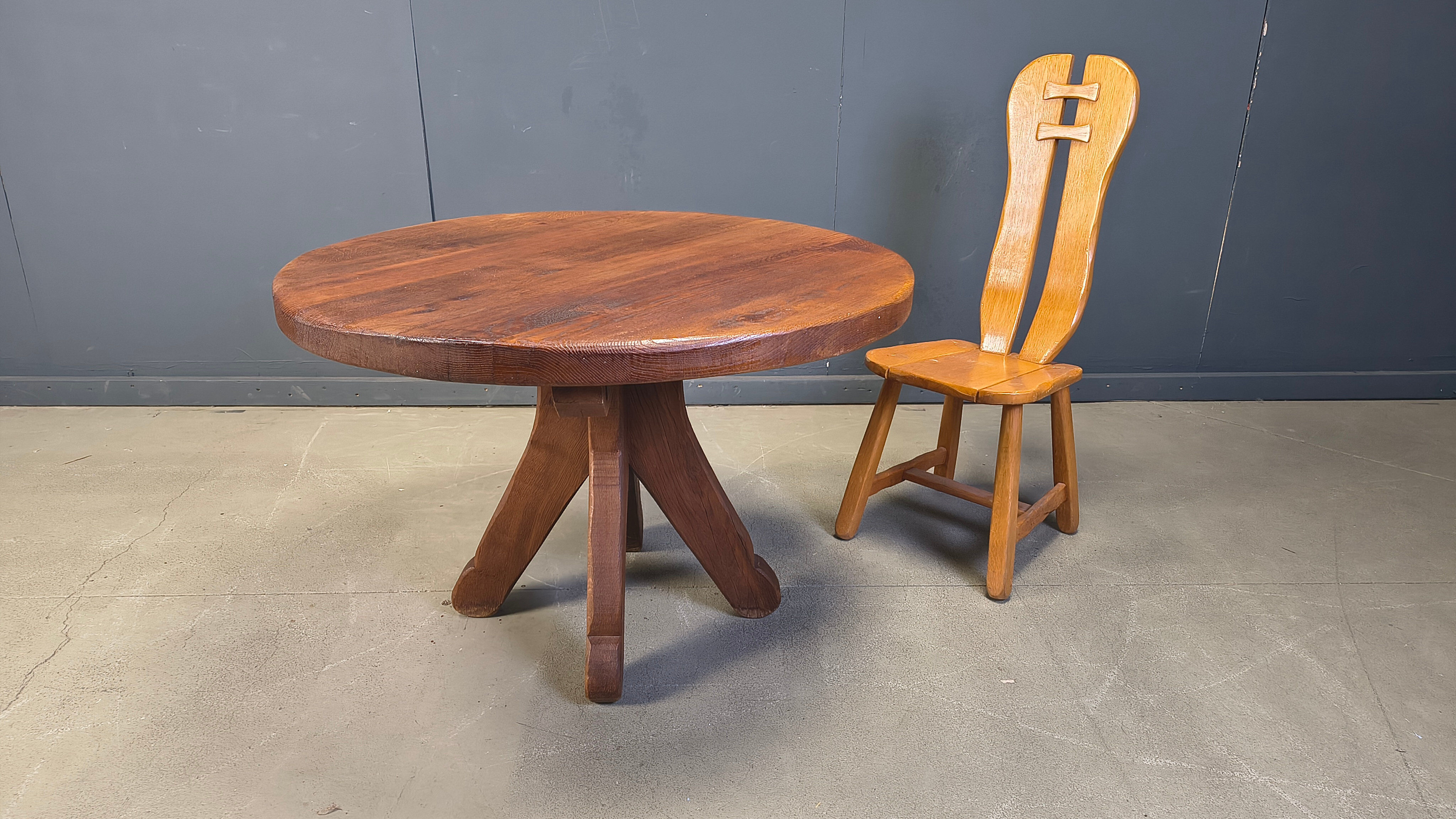 Vintage dining table by Depuydt, Belgium, 1960s