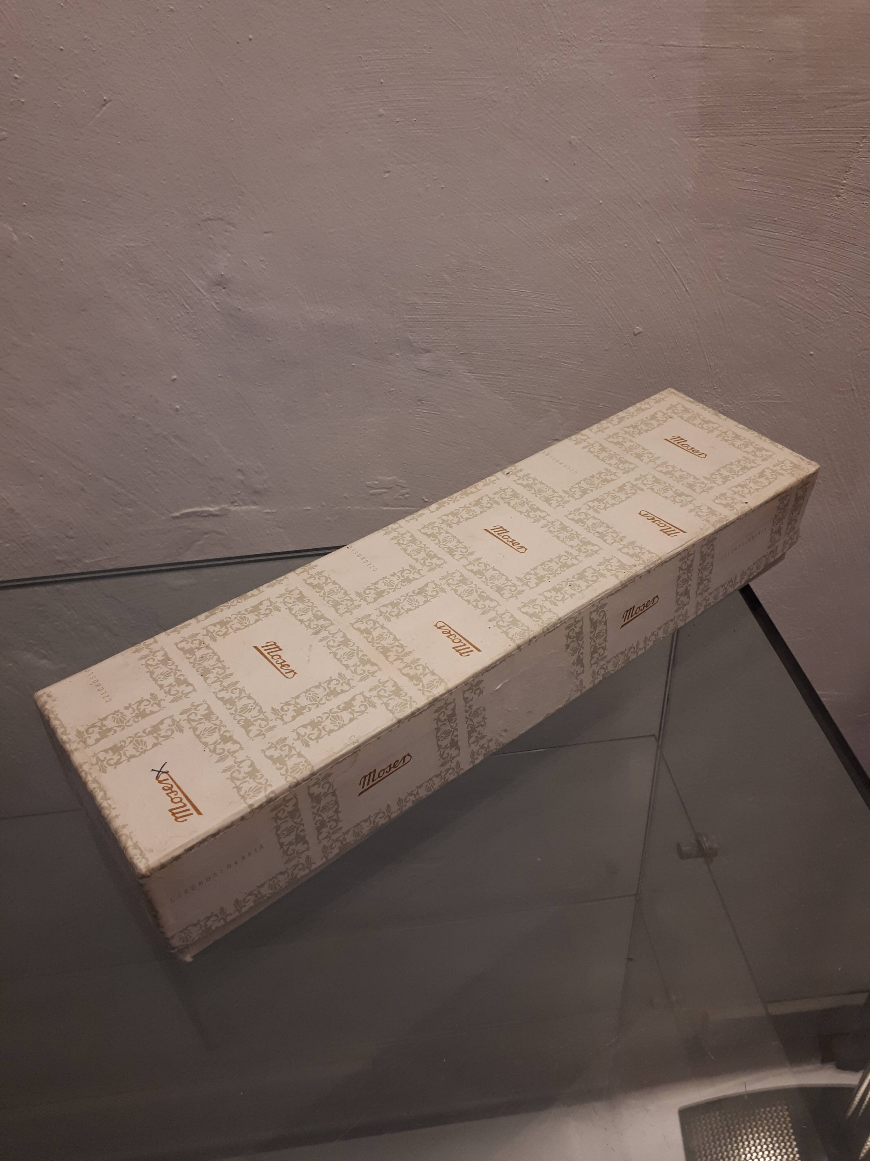 Set 6 glasses 1960 crystal Moser