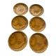 Set of 6 fish plates from the vintage revernay workshops