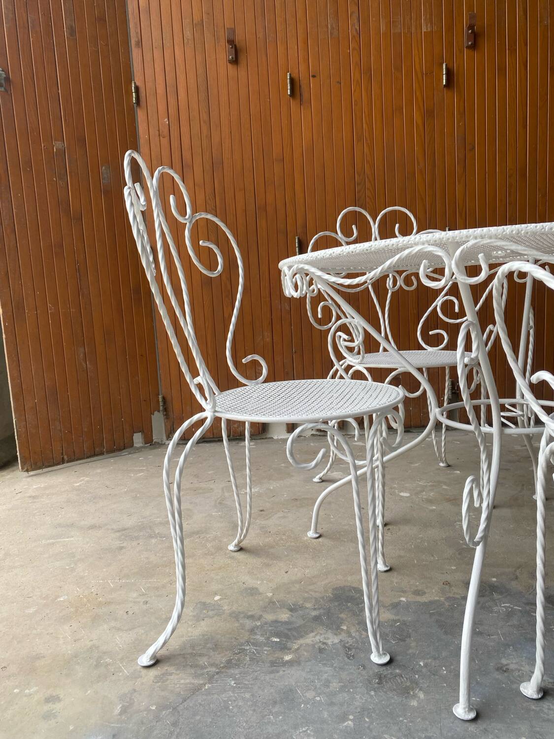 Wrought iron living room