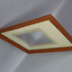 Frame & old glass 45x35 foliage 39,5x29,5 cm wood gilded stucco SB