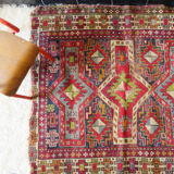 Oriental square carpet 105x110cm