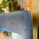 Chaises conférence velours bleu