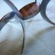 Table en verre fumé