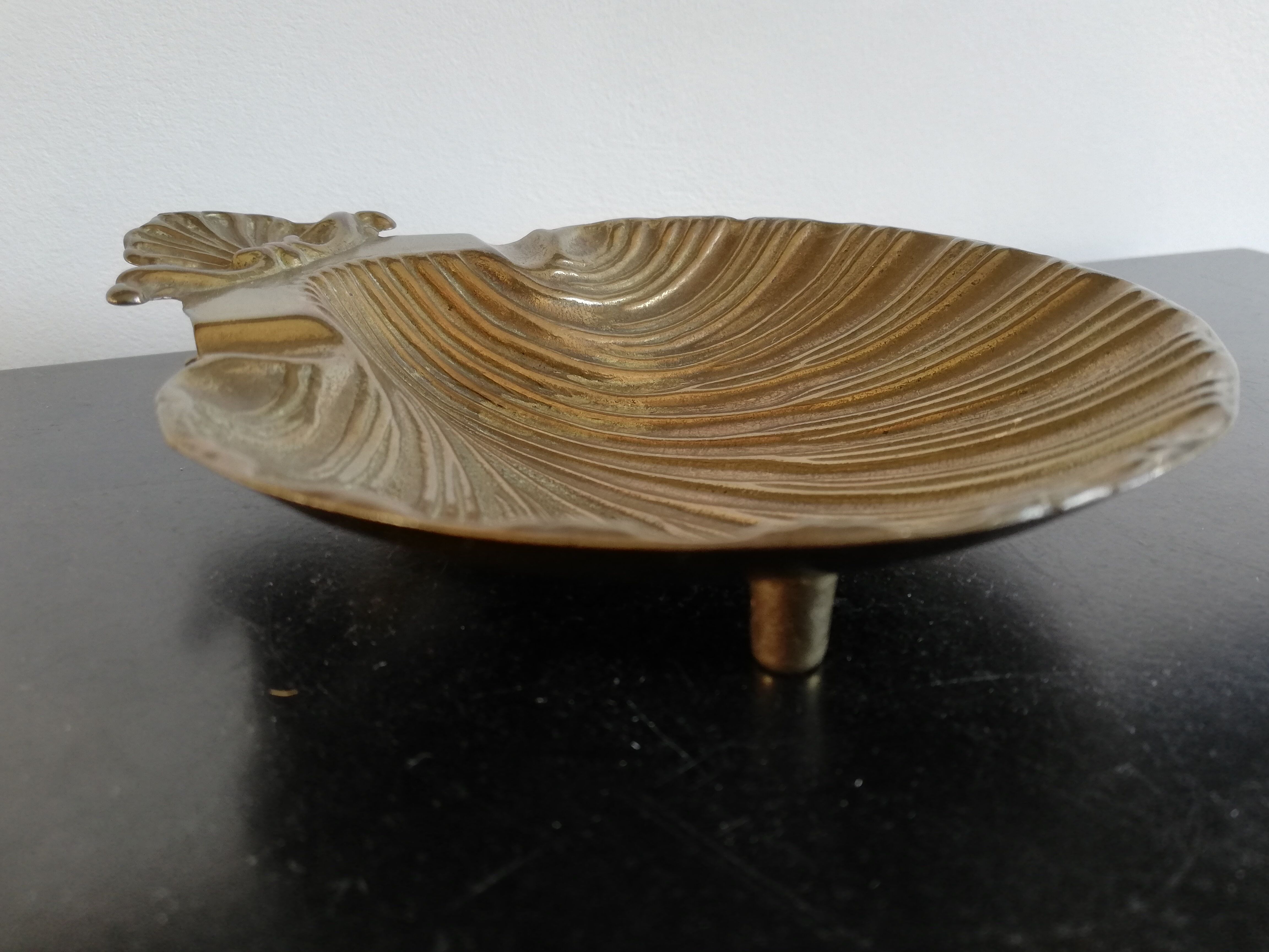 Brass shell ashtray