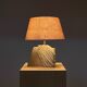 Sculpted stone lamp by Albert Tormos 1970