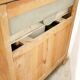Antique washbasin cabinet in marble and wood