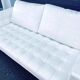White leather flower sofa Philippe Starck x Cassina