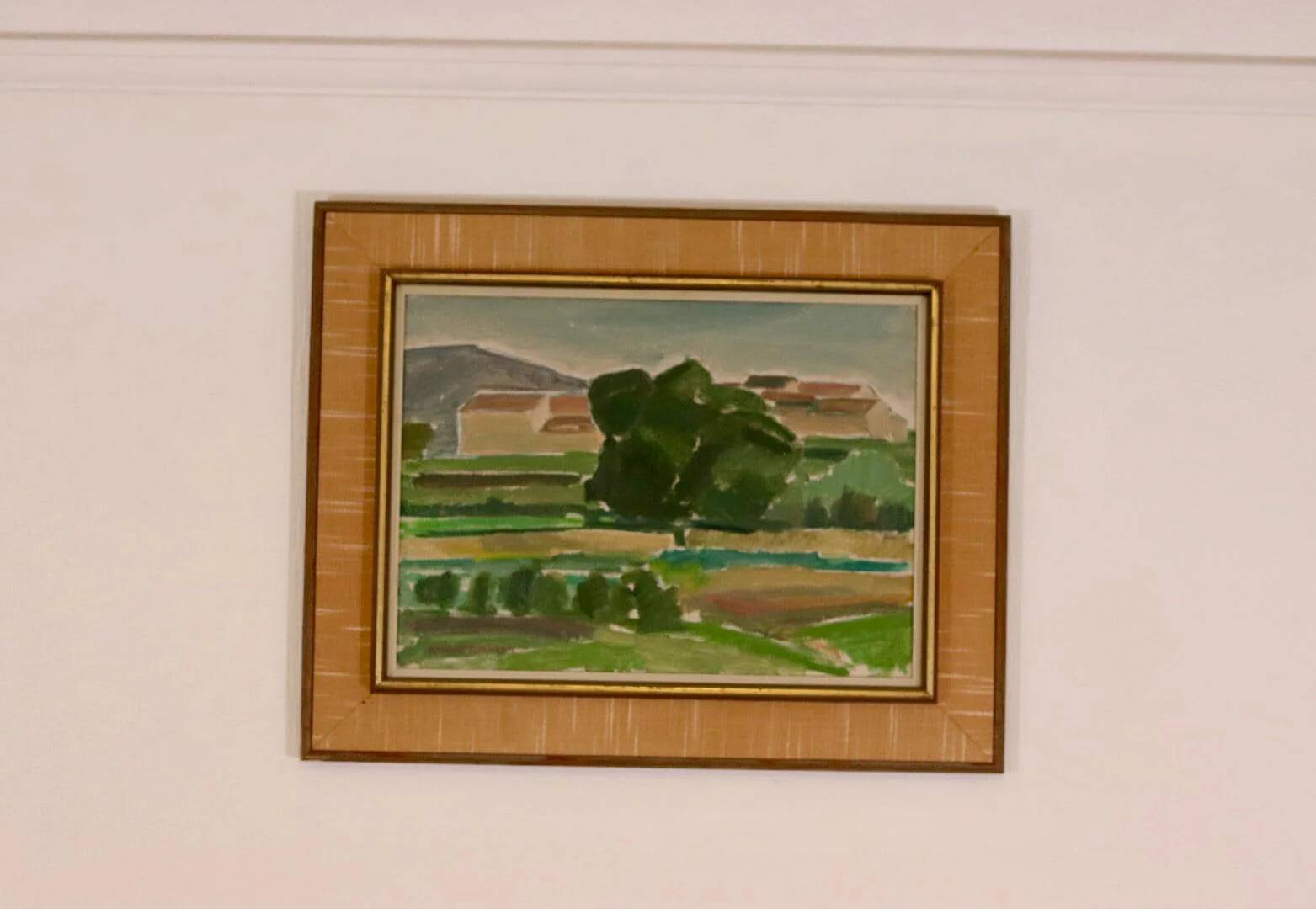 Sunset landscape by Arnold Axelsson