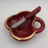 Butter maker and ceramic knife Poët Laval vintage