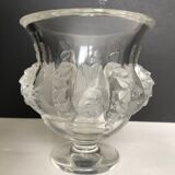 Vase en cristal Lalique modèle Dampierre
