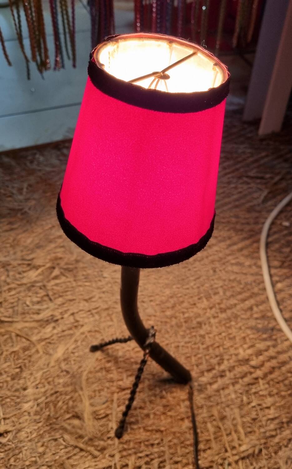 Brutalist bedside lamps
