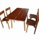 Ensemble table et chaises pierre Gautier delaye