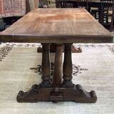 1950s oak monastery table
