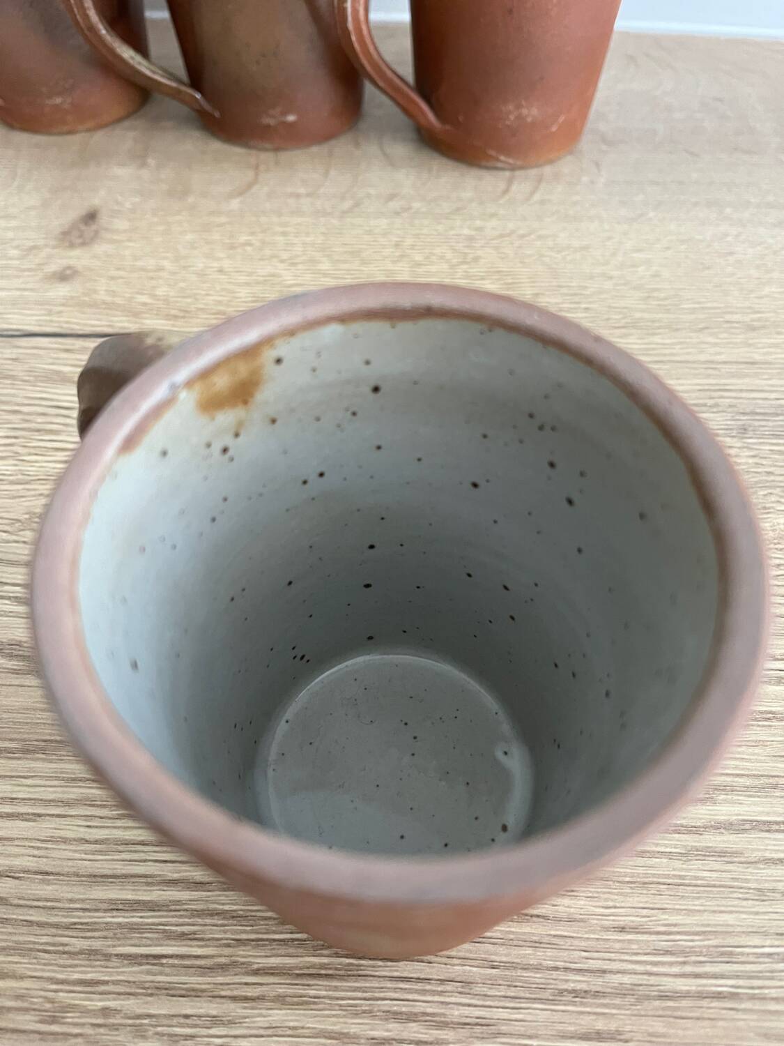 Lot de 4 tasses artisanale en céramique