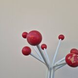 Vintage 1970s parrot coat rack with balls