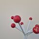 Vintage 1970s parrot coat rack with balls