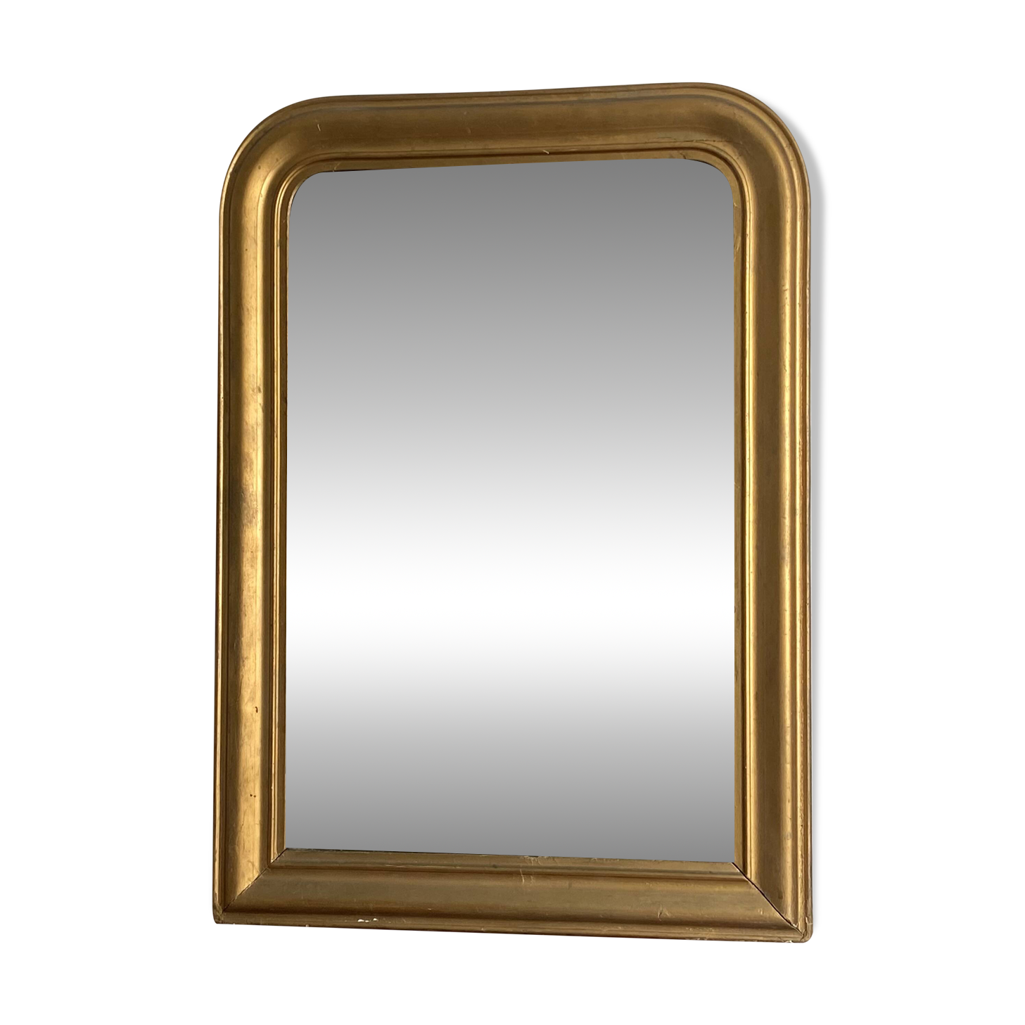 Louis Philippe mirror, late 19th century. Gilded. 88x62.