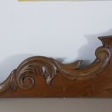 Old walnut pediment 124 cm